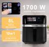 BERGMANN YI 8L 1700W 1-compartment Air Fryer Book N