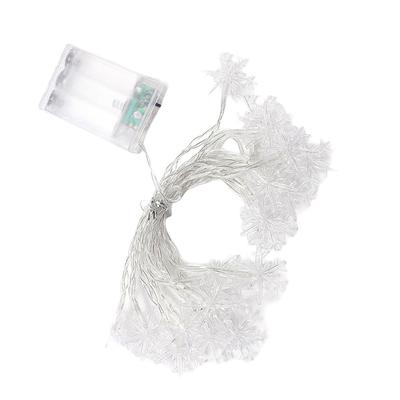 Snowflake String Light Wedding Christmas Party Decoration Lamp Strip Festive Decorative Lighting Props for Garden