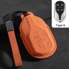 Leather Car Key Case For Maserati Ghibli President Grecale Levante Granturismo Quattroporte Grancabrio Mc2 Fob Auto Accessories