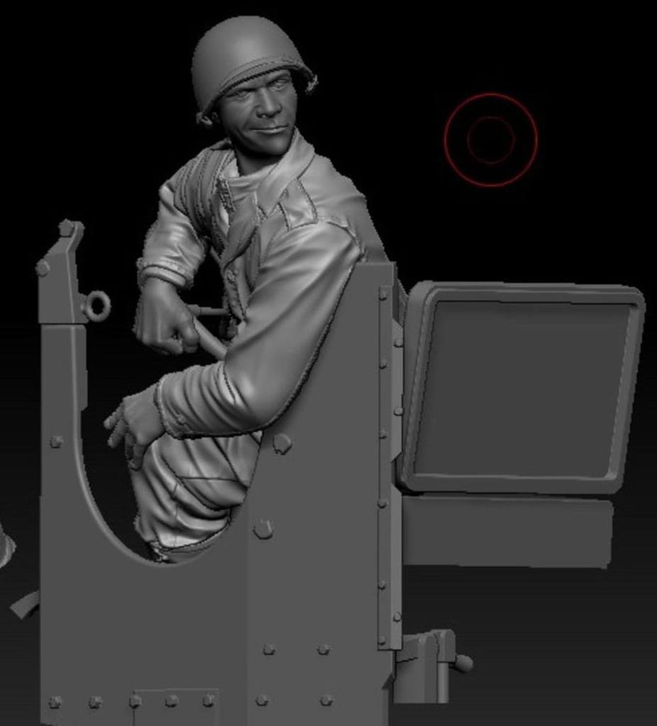 Thunder Model Maßstab 1/35 Amerikanischer Fahrer & Führer M1A1 Schwerer Abschleppwagen Offene Figur Set Resin Bausatz TBF3509 (Menschen)