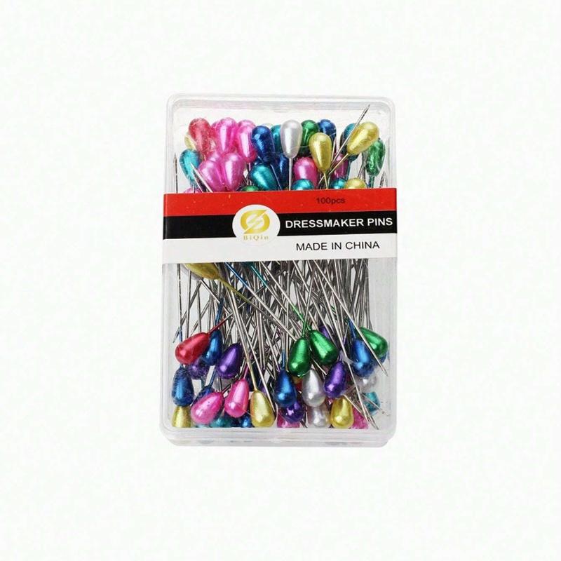 100pcs Handmade Colorful Positioning Pins for Sewing and Bedding - Easy To Use and Durable