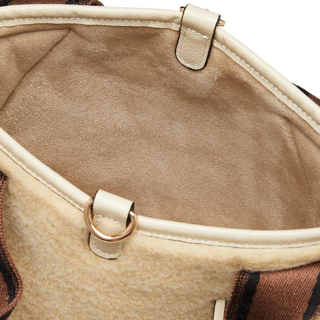 Forna Reversible Fur Shoulder Bag, Women's, Beige (20)