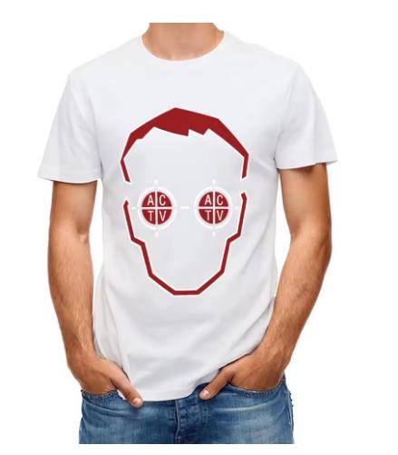 Bestselling Popular Fashion Summer Trend Casual Shortsleeved Printed Revealingshoulder Unisexs Pure Cotton Shortsleeve Tshirt