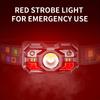 Adjustable LED Flashlight Headlamp Rechargeable Super Bright Head Torch Camping Fishing Cycling Hiking Motion Sensor Headlights