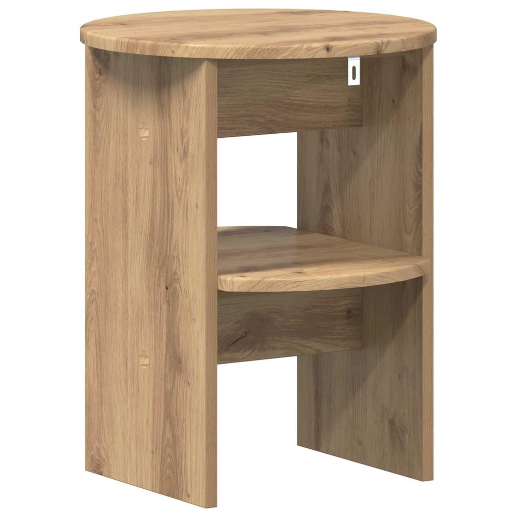 Side Cabinet Artisan Oak Ø40 X 50 Cm Particleboard