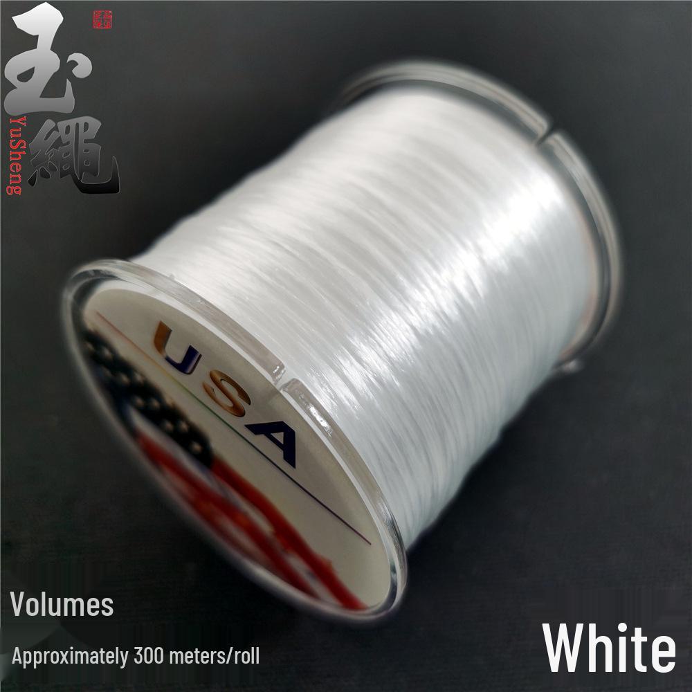 High-Grade USA Crystal Elastic Cord for Stringing Agate Bracelets - Flat Shape Tendon Rope