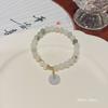 Sweet fashion creative natural stone crystal pearl bracelet light luxury niche national wind couple bracelet jewelry women