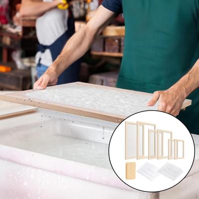 Holz Siebdruckrahmen Set DIY Basteln für A4 A6 Innenpräsentation
