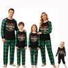 Christmas Family Matching Pajama Set, Neck Long Sleeve and Pants Loungewear Set for Holiday