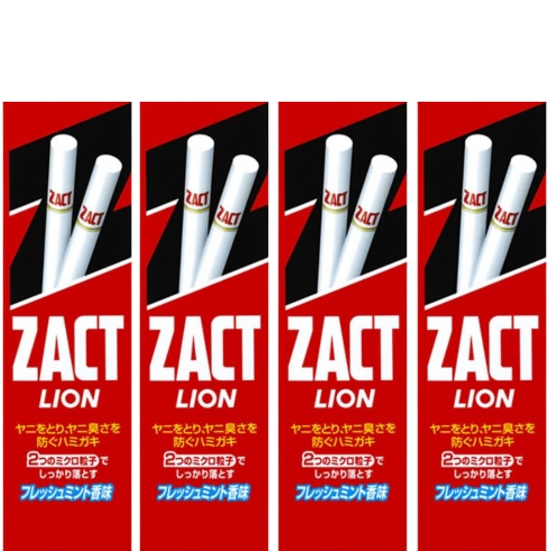 

Zaku Lion Toothpaste, Quasi-drug, 150g x 4
