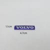 gwrql5 1pcs 3D blue/black for VOLVO Car Front Grille Hood Emblem Bonnet Steering Wheel Sticker Badge Decal Styling auto accessories