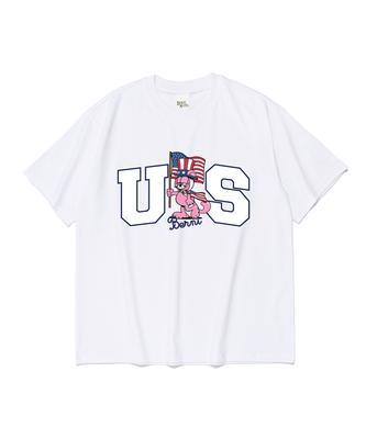 BERNI America Logo Short Sleeve T-Shirt (White)
