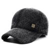 Winter Thick Baseball Cap Windproof Cap Men's Outdoor Warm Ear Protection Cotton Cap