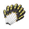 Industrial Rubberized Phillips and Slotted Screwdriver with Magnetic Bit and Non-Slip Handle.