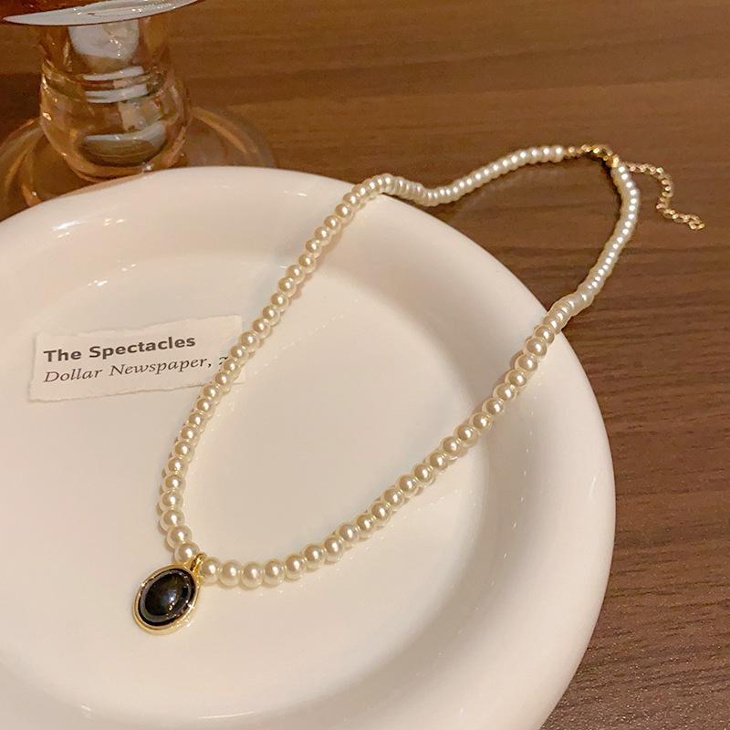 

Корейское ожерелье из барочного жемчуга высокого класса - Легкая роскошь, бисерная цепочка на ключицу для женщин