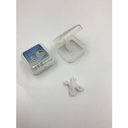 Soft Silicone Nose Pins, Set of 2, Anti-Snoring Device, Nasal Dilation, Nasal Breathing, Snoring, and Nasal Congestion, White