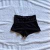 VIONA Mode Femme Emo Noir Décontracté Imprimé Mode Y2K Sexy Coupe Ajustée Polyvalent Taille Basse Gothique Hip-hop Street Short