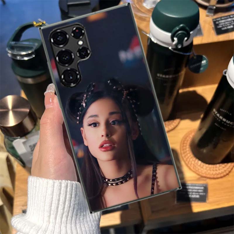 Ariana Grande Cases Phone Case for Samsung Galaxy S26 Ultra S25 Edge S24 S23 FE S21 Plus S20 S22 S10 Cover TPU Capa Shell Shockp