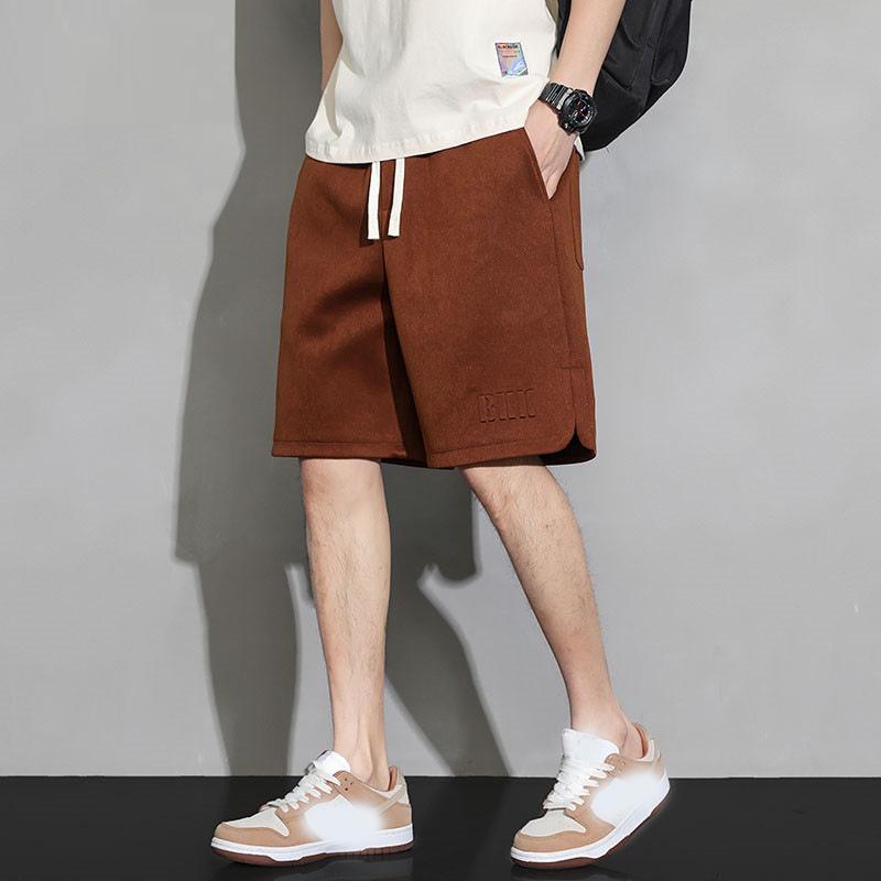 Sommer Herren Sweatshorts Knielang Gerade Locker Kurze Hosen Streetwear Kordelzug Einfarbig Lässige Shorts Übergröße 8XL