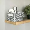 1 st Bomull Linne Tyg Vattentät Skrivbordsförvaringskorg Förvaringslåda Kosmetika Leksaksförvaring Underkläder Strumpor Klädförvaringspåse