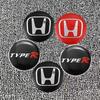 4 ks 56MM Znak na auto Krytka středu kola Nálepka Kryt emblému ráfku Pro Honda 5. Stepwgn Prelude Odyssey Řada H FIT CRV Accord
