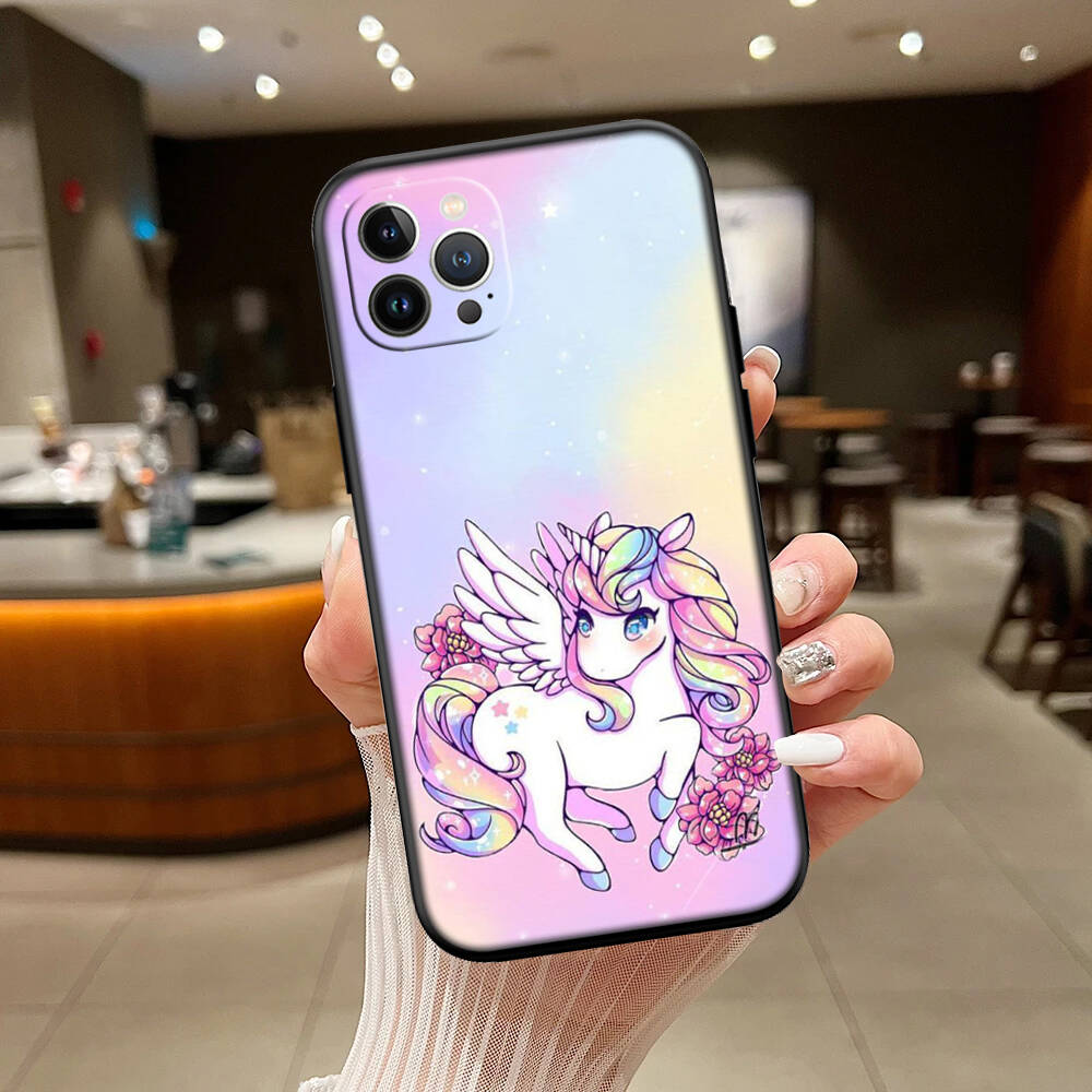 Cartoon Unicorn Phone Case for Xiaomi Poco C40 C51 C50 C55 C65 C71 C75 C85 F8 F7 F6 F5 F3 F2 X7 X6 X4 X3 M7 M6 M5 M4 M3 M2 Pro