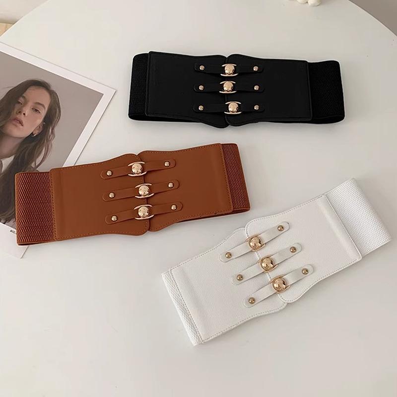 Elastic Wide Corset Belts For Women Waist Plus Size Belt Female Dress Waistband Big Stretch Cummerbunds Clothes Accessory