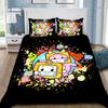 Exquisite 3D Lankyboxe Wallpaper Foxy Boxy Printing Bedding Set Duvet Cover Comforter Bed Adult Youth Girl Boy Gift