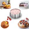Adjustable Cake Mousse Mold Stainless Steel 15.24 To 30.48 Cm Cake Mold Ring Baking Decoration