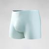 Men's 3D Molded Ice Silk Seamless Boxer Briefs - Lightweight Extended Sport Trunks