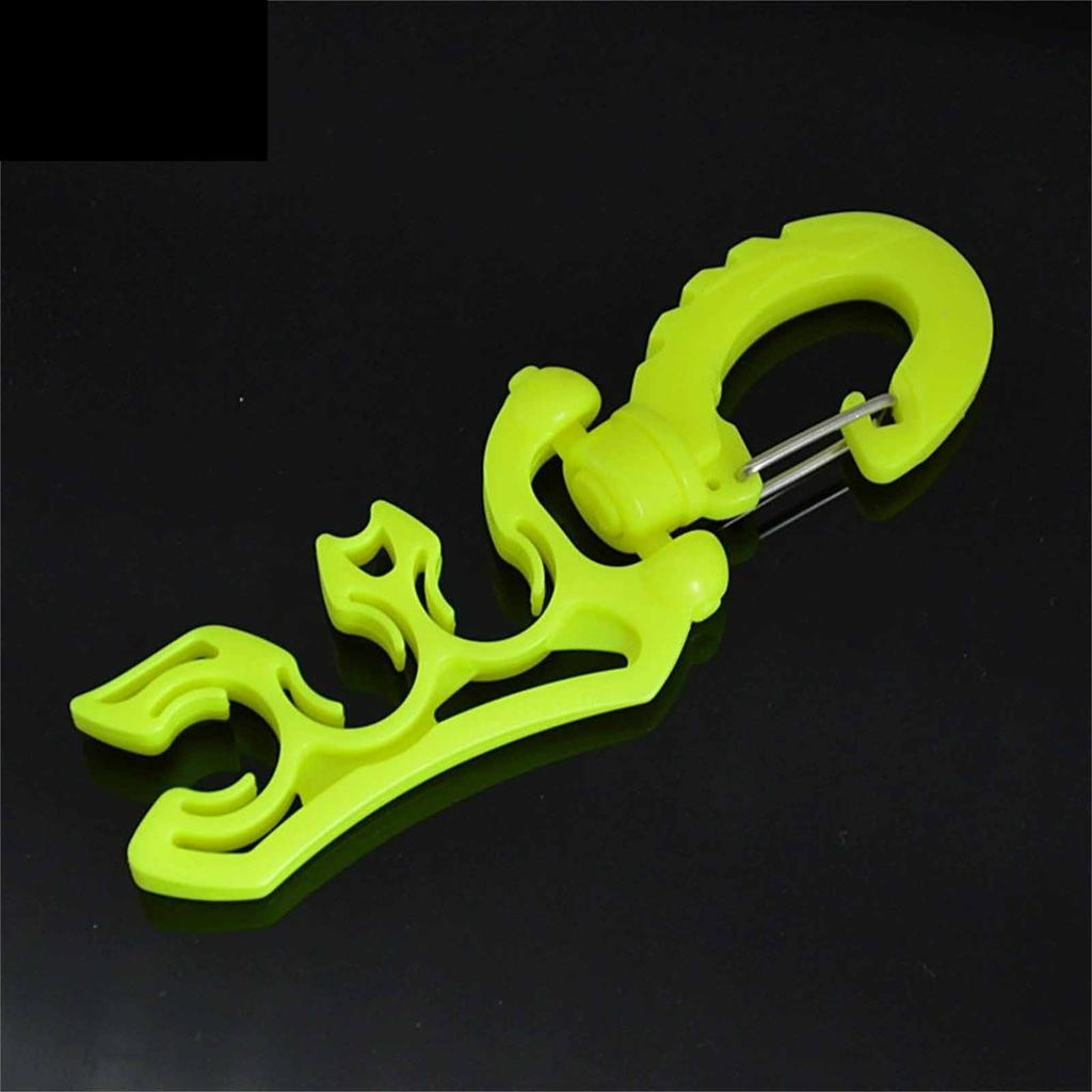 Submersible Secondary Head Clamp – Fixed  Low-Pressure Pipe Clamp, Hose Hook for Quick-Breathing Regulator