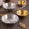 304 Stainless Steel Food Storage Tray Thickened Sauce Dipping Dish Snack Pan Kimchi Plate  Pot Seasoning Dish Kitchen Utensil