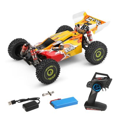 WLtoys XKS 144010 RC Araba Off-Road Araba Yüksek Hızlı 75 km/saat 1/14 2.4 GHz Yarış Arabası 4WD RTR Metal ile