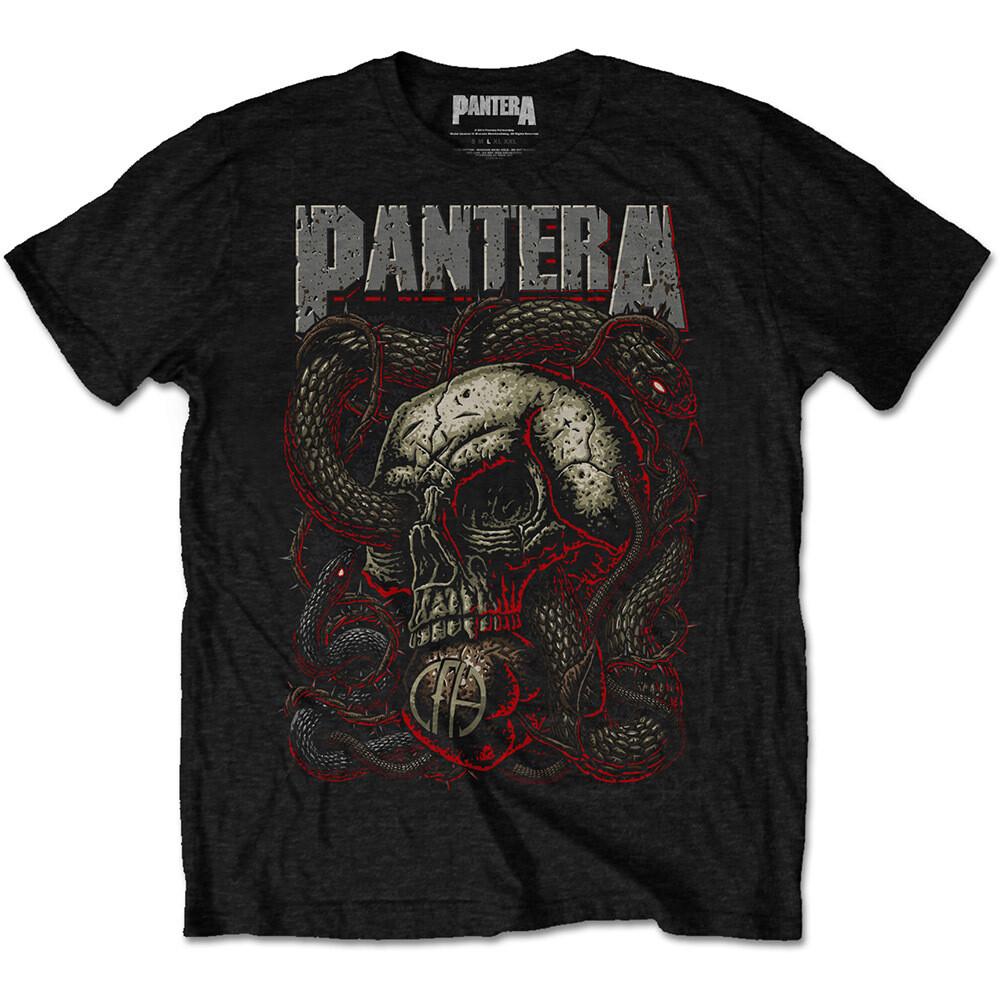 Pantera Serpent Skull Shirt SXXL T-shirt Official Metal Band Black Tshirt L