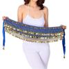 Rhinestone Hip Scarf Tassels Waist Chain Shiny Belly Dance Belt  Women