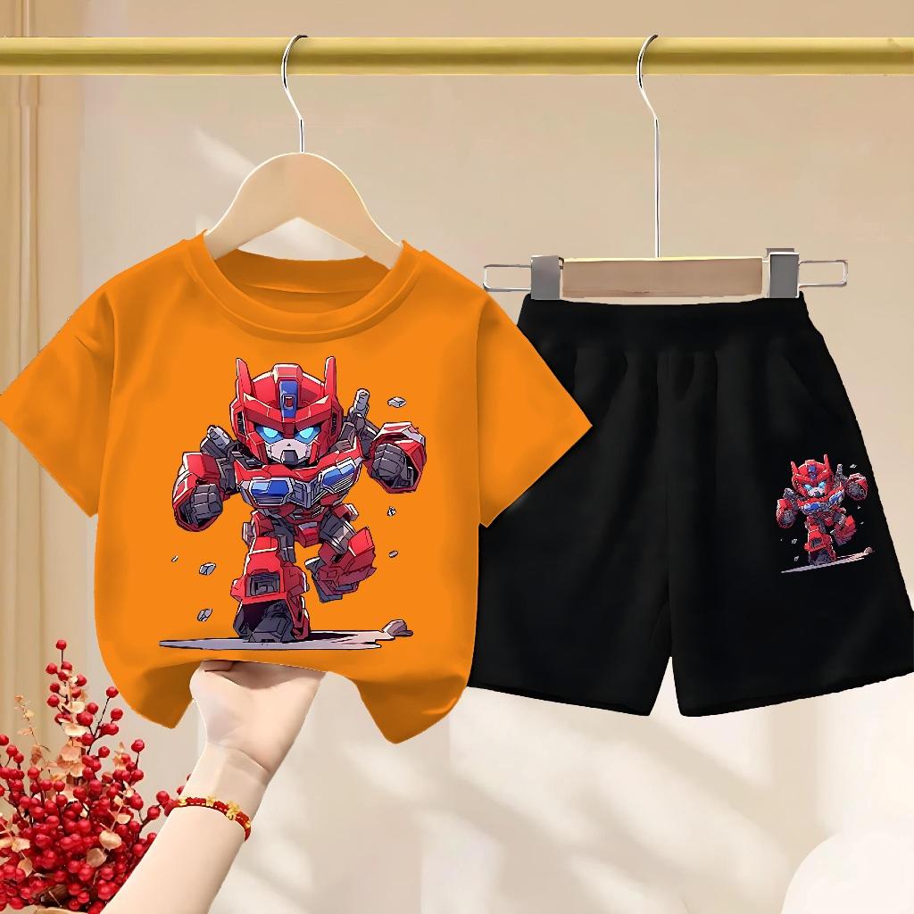 Boy Robot Shirt and Pants Clothing Set