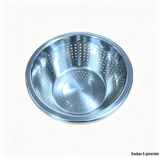Multi-Functional Stainless Steel Mixing Bowl for Kitchens: Perfect for Mixing, Dough Kneading, Vegetable Washing, Egg Beating, and Seasoning.