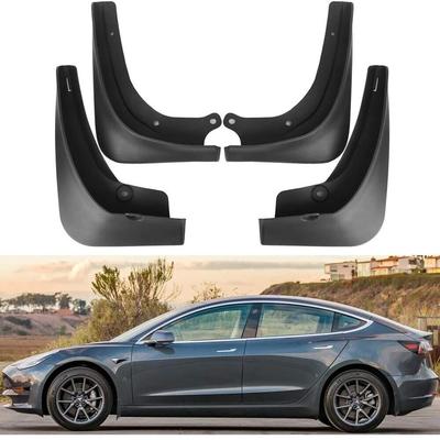 4 Stuks Auto Spatborden Spatlappen Spatbeschermers Spatbordonderdelen voor Tesla Model