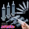 1-10PCS 60ML Capacity Syringe Reusable Pump Measuring With Tube Feeding Ink Pumping Oil Feeding Enema Glue Filling Puppy Accesso