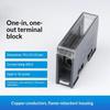 One In Multiple Out Din Rail Terminal Block 150A Universal Distribution Box Wire Connector Abs/Copper Power Junction Box