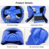 Full-covered Pu Boxing Helmet Kids Adults Muay Thai Training Sparring Boxing Headgear Gym Equipment Taekwondo Head Guard