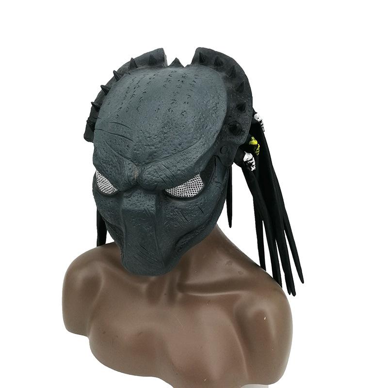 Tema de Filme Predator5Máscara cosplay Alien vs. Máscara de Halloween - Adereço de Cabeça Assustador de Látex
