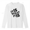 It Is What Womens T Shirt White 4X Large vintage Washed graphic Stretched Top For Everyday Wear Casual streetwear fashion Soft