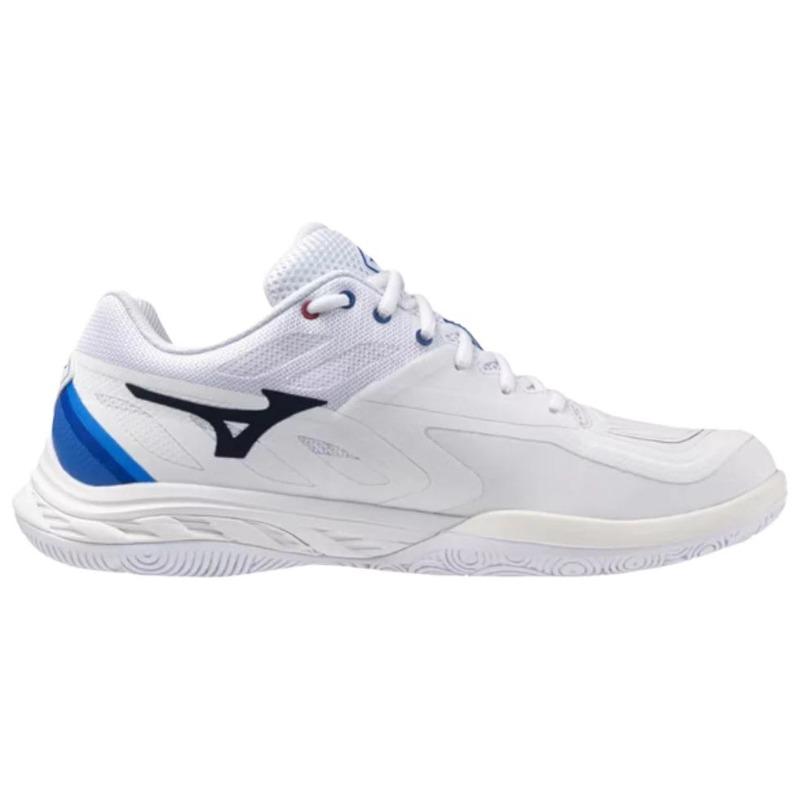 Mizuno Wave Fang 2 Wide White/Blue Unisex Badminton Shoes 71GA231330