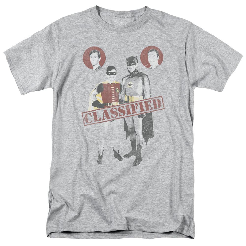 

Classic Batman Classified T Shirt Mens Licensed Classic TV Merchandise Gray XL