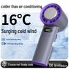 T89 Portable USB Handheld Fan: Foldable, High-Speed, Refrigeration Technology with Ice Compress