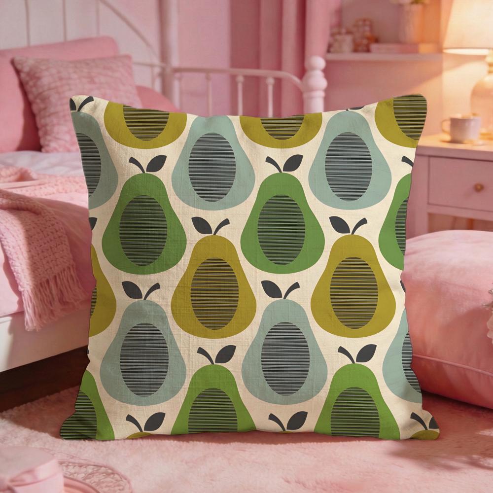 Federa Cuscino Estetica OOrla Kiely Comfort Premium Reversibile Design Due in Uno Per Qualsiasi Stanza Interno Auto