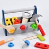 Wooden Fire Truck Construction Toy For Early Education And Puzzle Play
