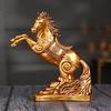 22,86 cm Feng Shui Horse Statue dla bogactwa i sukcesu Rzeźba szczęśliwego konia dla dobrobytu, szczęścia i rozwoju kariery Idealna dekoracja domu
