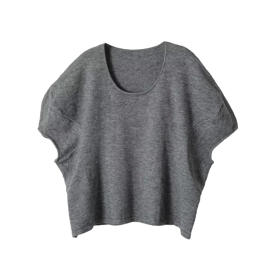 European and American style, new women's clothing, foreign style, fashionable round neck lazy loose knitted sweater 5755012